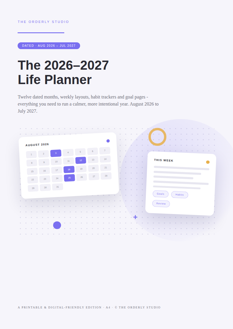 The 2026-2027 Life Planner