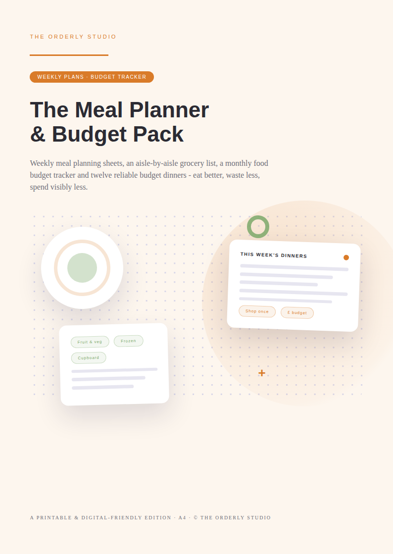 Meal Planner & Grocery Budget Pack